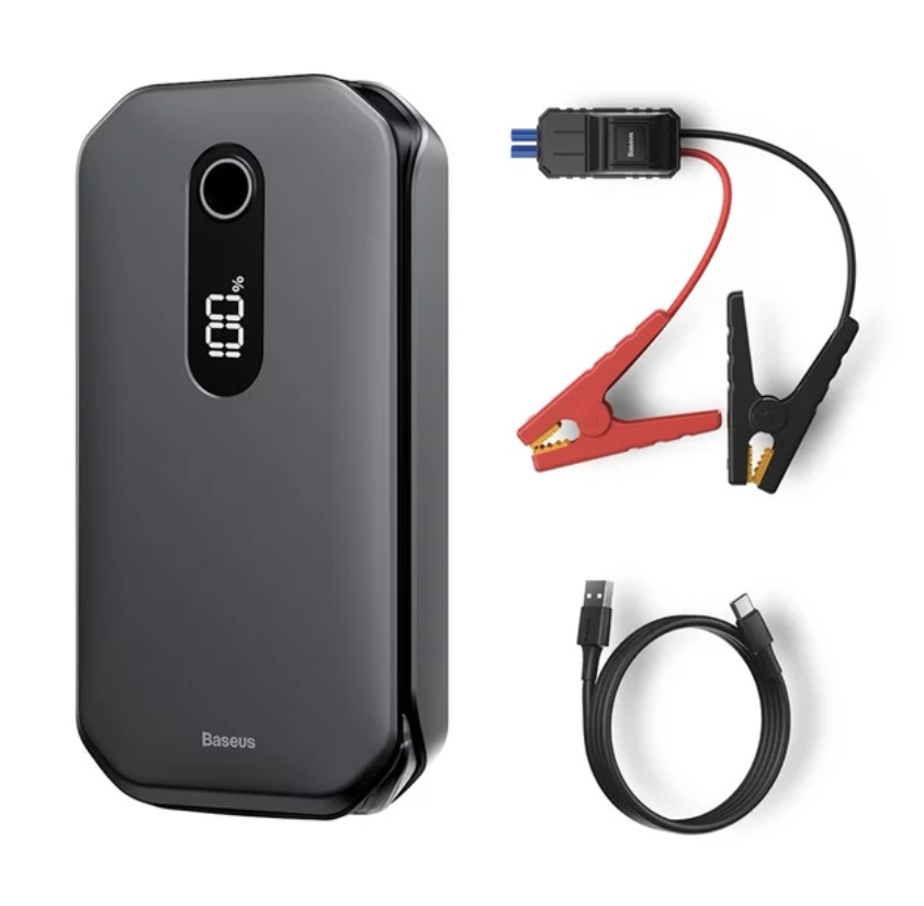 Пусковое портативное устройство бустер BASEUS 12000 мАч 1000A Jump starter.Powerbank.