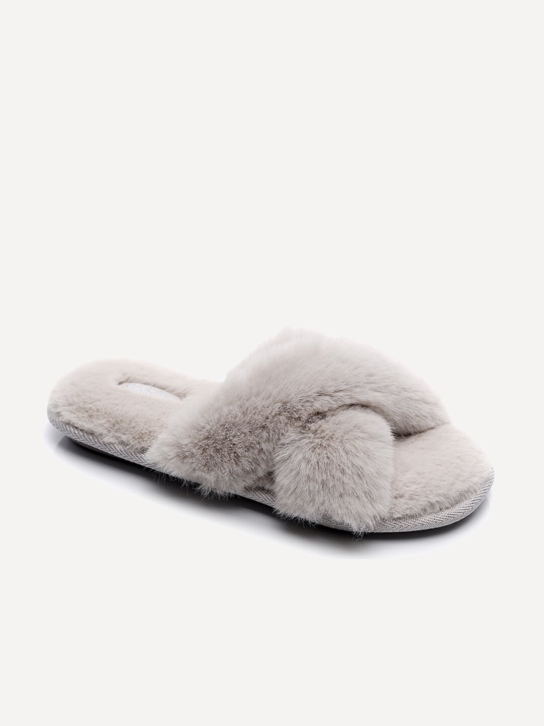 

Тапочки женские Pettimelo NR1004 серые 36.5 RU, Серый, NR-1004