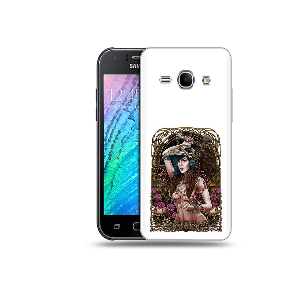 

Чехол MyPads Tocco для Samsung Galaxy J1 красивая девушка рисунок (PT26162.569.407), Прозрачный, Tocco