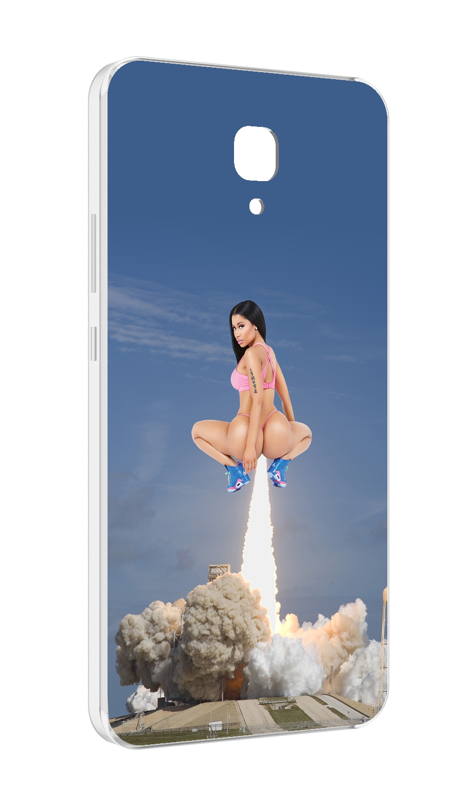 

Чехол MyPads ники-минаж-ракета детский для Meizu M5 Note, Прозрачный, Tocco