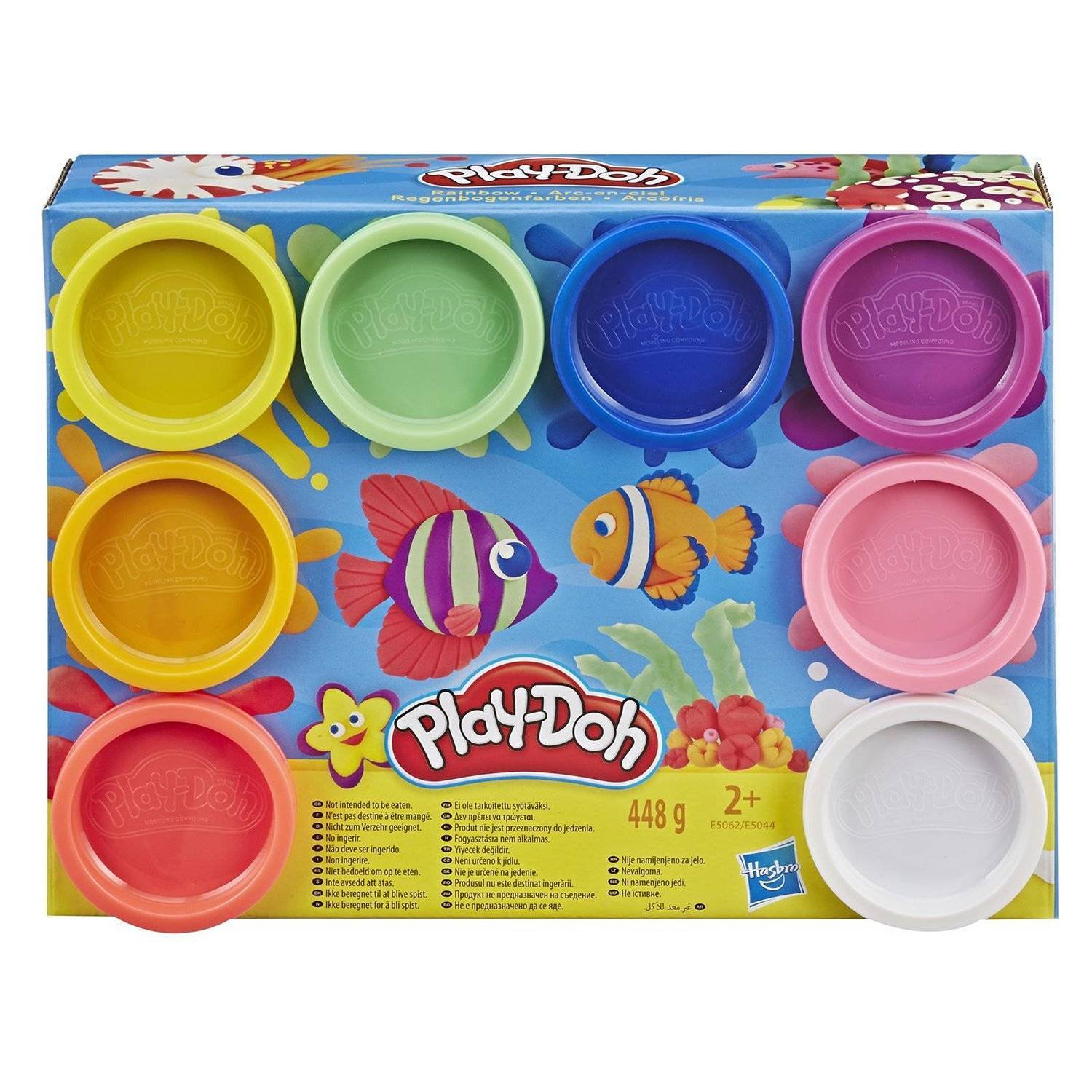 Набор пластилина Play-Doh Rainbow, 8 цветов E5044EU4/E5062
