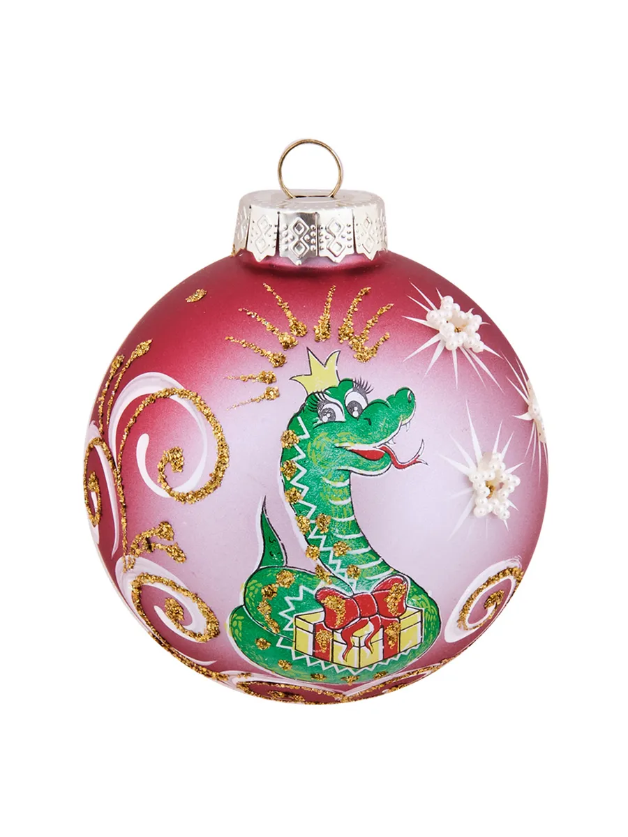 

Набор елочных игрушек 8 см, 7 шт, art155toy1244 ,разноцветный