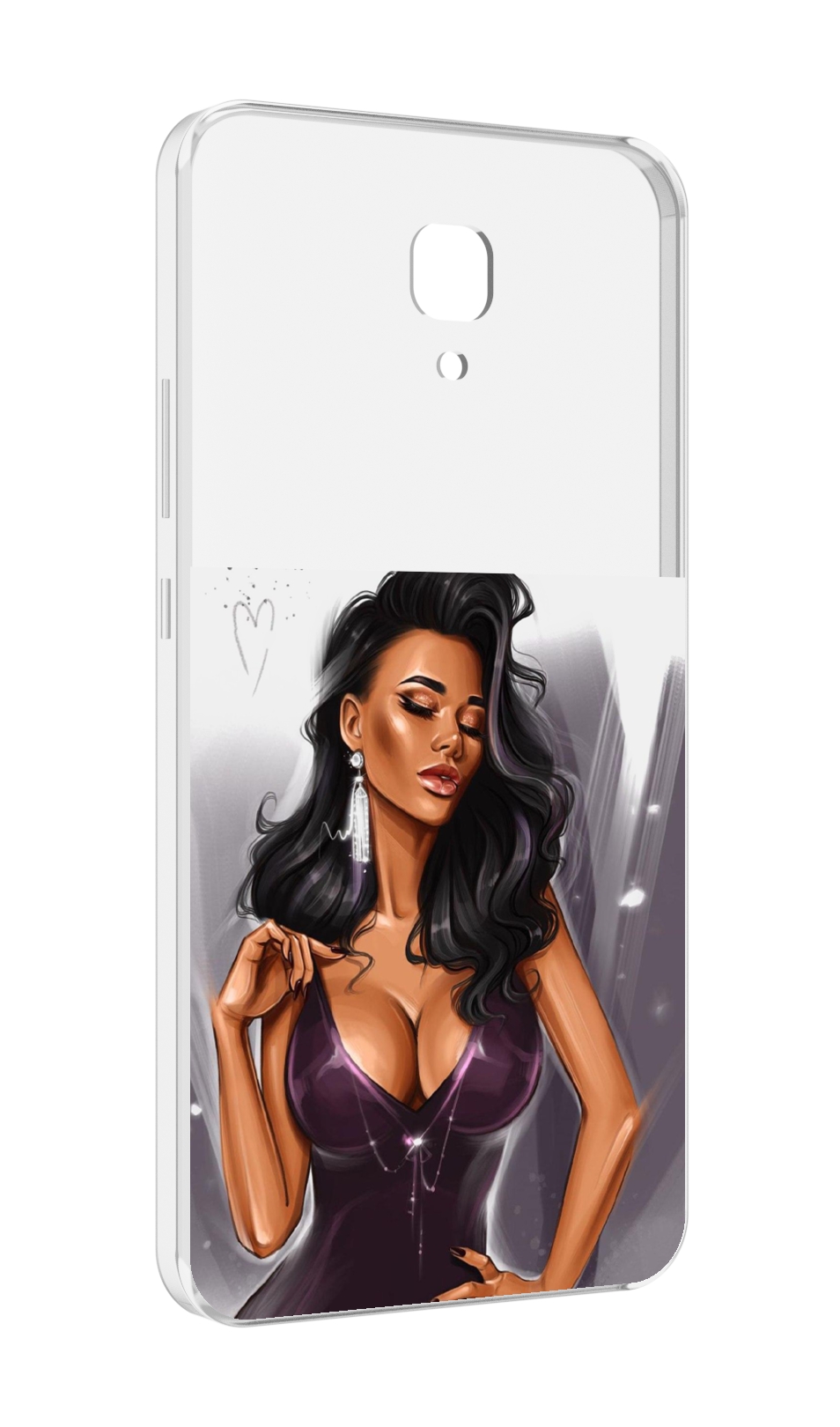 

Чехол MyPads нарисованная-девушка-в-фиолетовом-платье женский для Meizu M5 Note, Прозрачный, Tocco