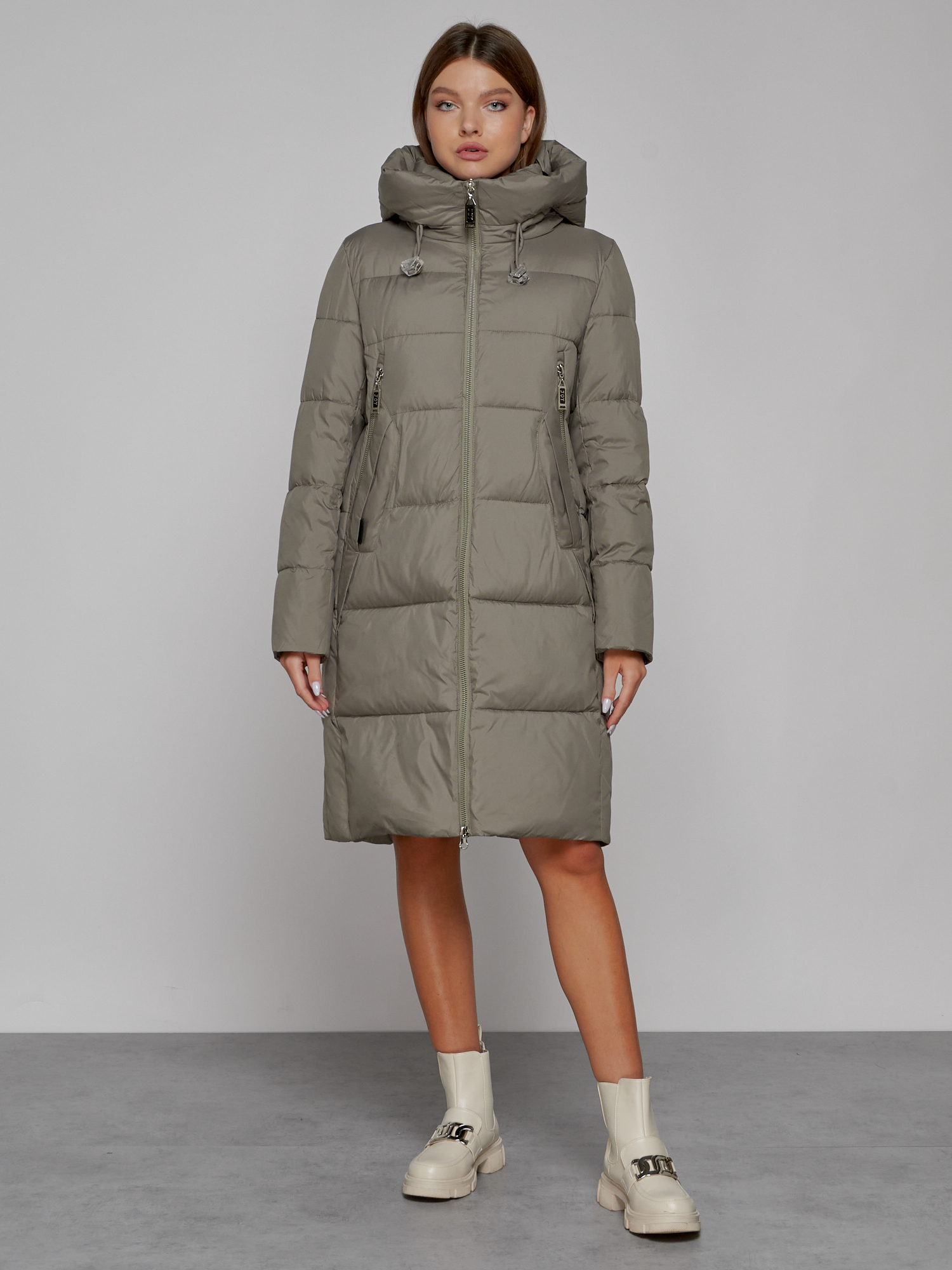 

Пальто женское MTFORCE 51155 хаки XXL, 51155