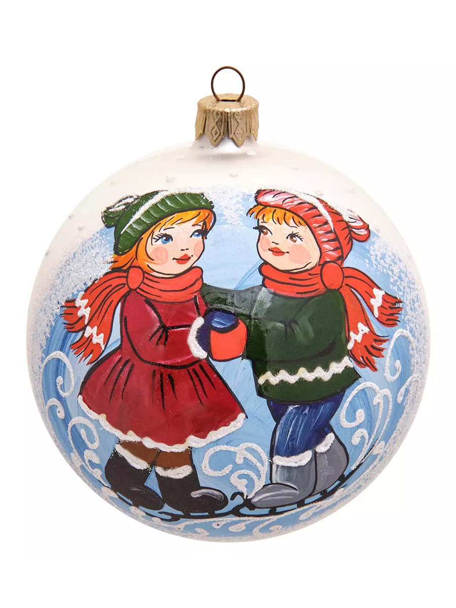 

Набор елочных игрушек Дети на катке 8 см, 7 шт, art155toy1235 ,разноцветный
