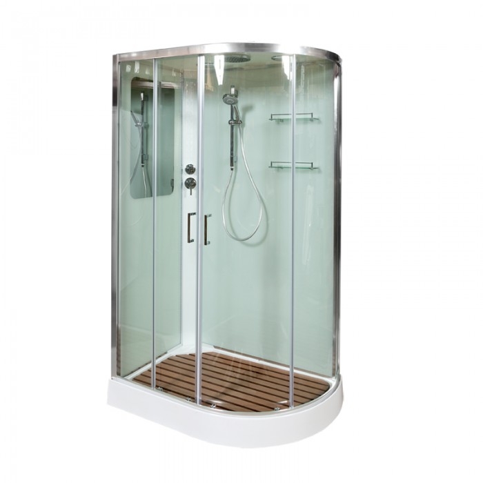фото Душевая кабина deto a 102 l 120 x 80 см, с крышей, стандартная a102l