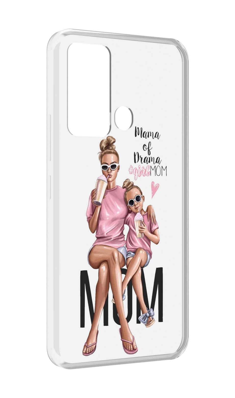 

Чехол MyPads Мама-мечты женский для ITEl Vision 3, Прозрачный, Tocco