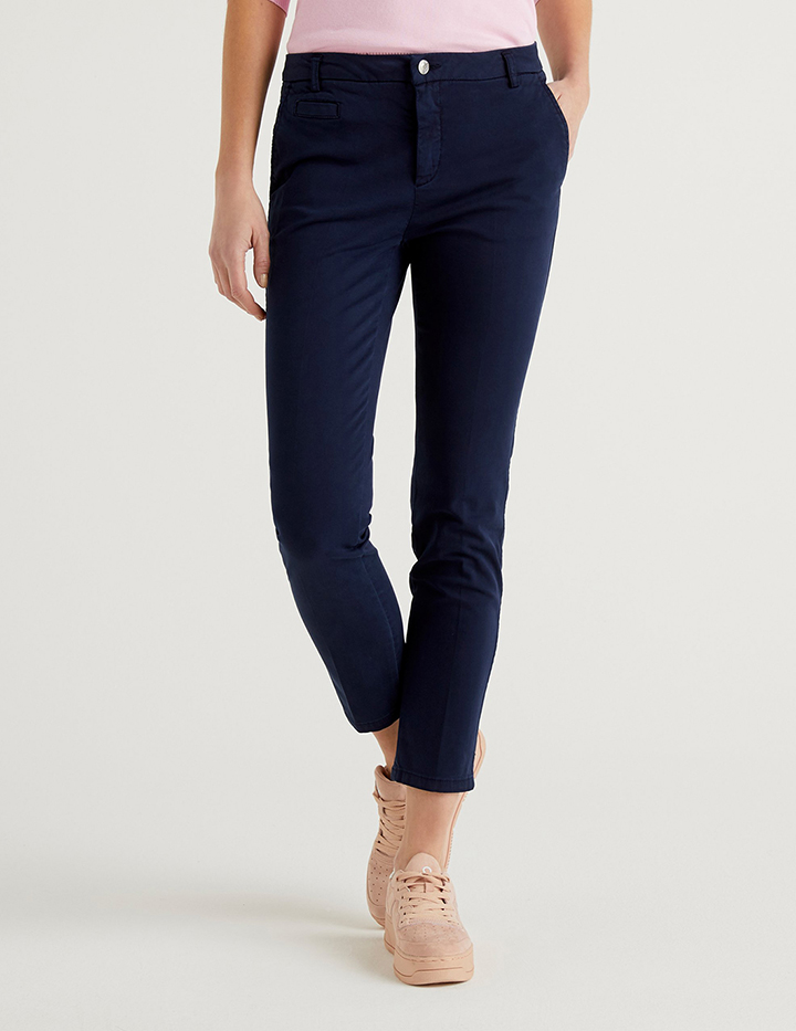 

Брюки женские United Colors of Benetton CCC_4GD7558S3 синие 48 RU, CCC_4GD7558S3