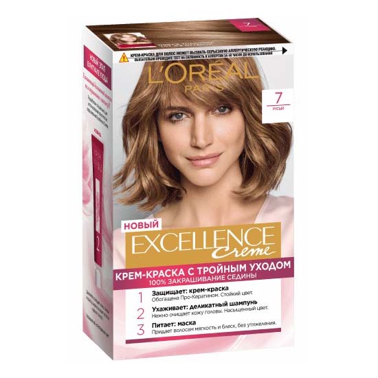 Краска для волос L'oreal Paris Excellence Creme 7 русый 192 мл the excellence dividend