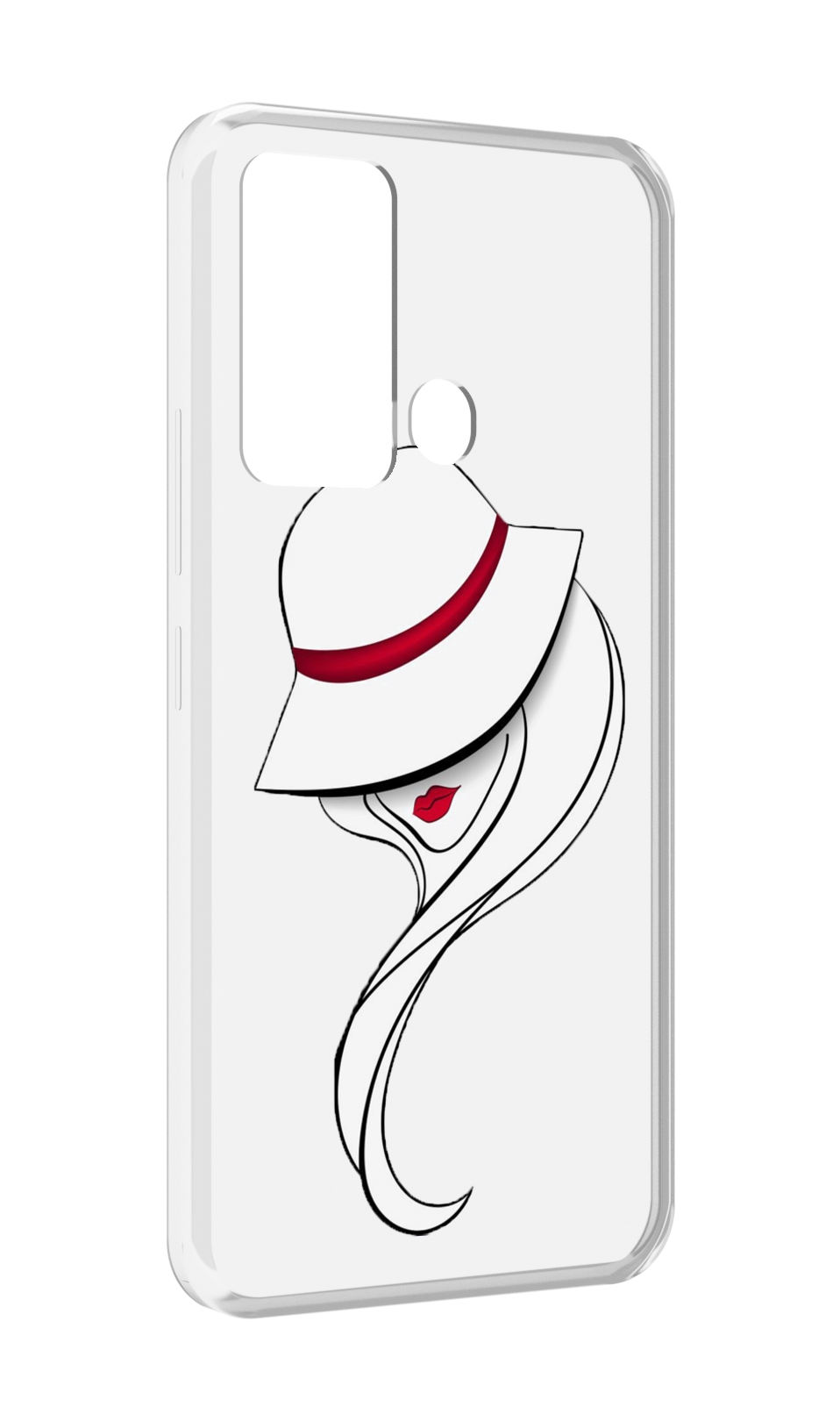 

Чехол MyPads Лого женский для ITEl Vision 3, Прозрачный, Tocco