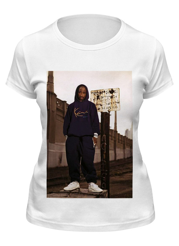 

Футболка женская Printio Tupac amaru shakur белая 2XL, Белый, Tupac amaru shakur