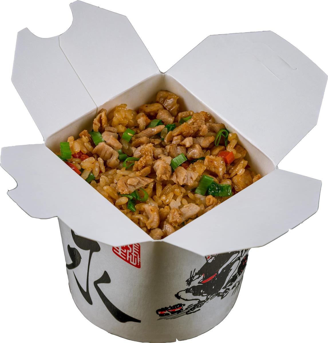 

Жареный рис с курицей терияки 270 г
