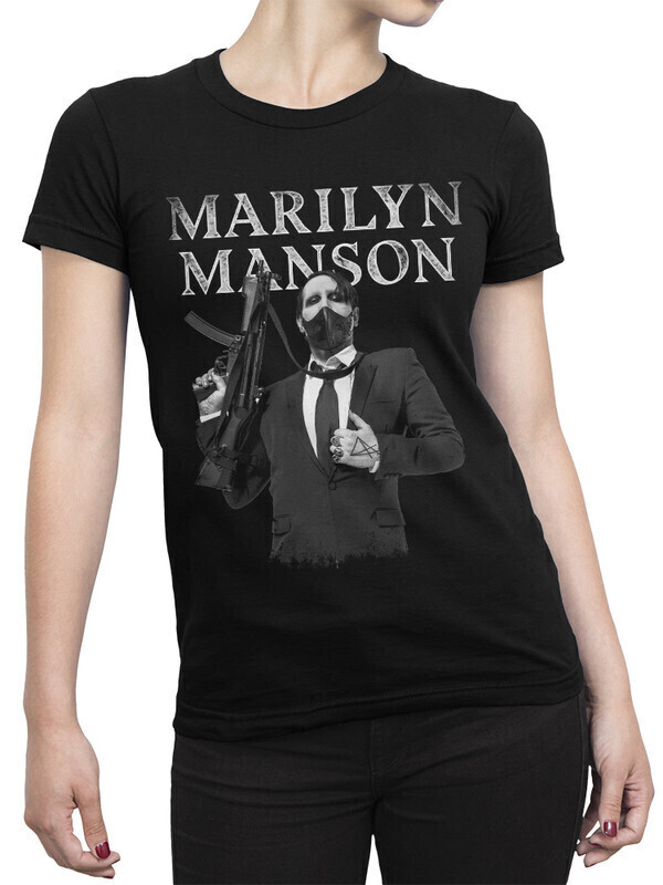 

Футболка женская Dream Shirts Marilyn Manson - Мэрилин Мэнсон 1880-1 черная S, Черный, Marilyn Manson - Мэрилин Мэнсон 1880-1