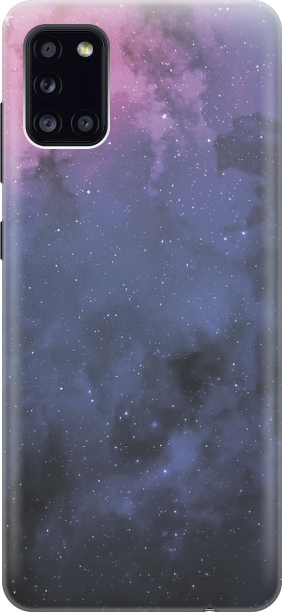 

Силиконовый чехол на Samsung Galaxy A31 "Звездное зарево", Голубой;синий, 284