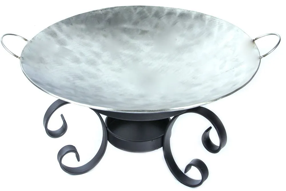 Сковорода Садж из нержавеющей стали 30 см на подставке Тунис