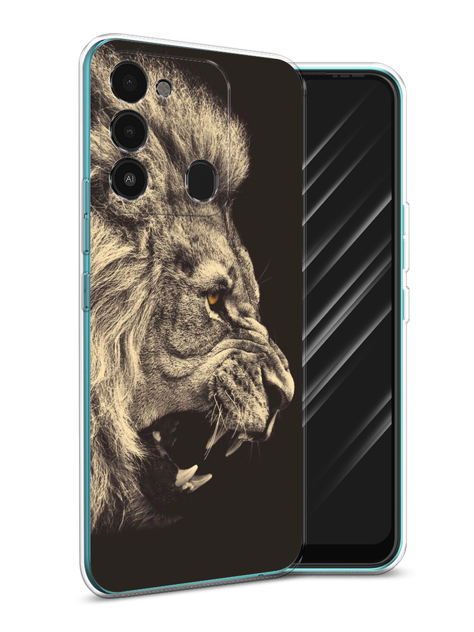 

Чехол Awog на Tecno Spark Go 2022/8С/9 "Львиный рык 2", Разноцветный, 301250-1