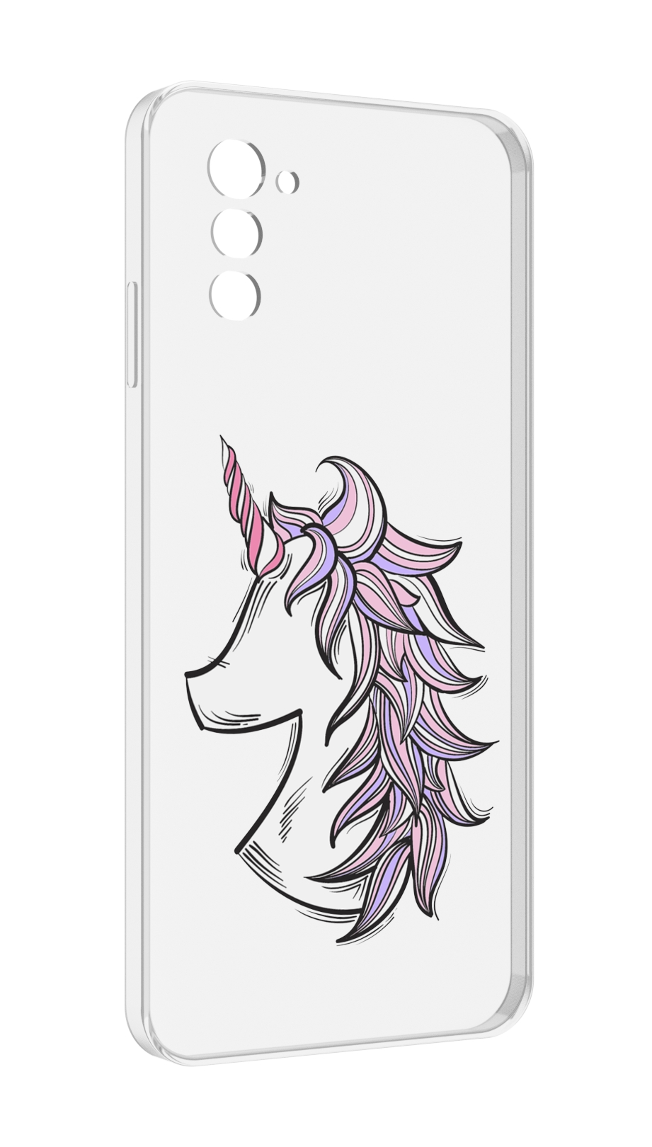 

Чехол MyPads единорог-рисунок для UleFone Note 12 / Note 12P, Прозрачный, Tocco