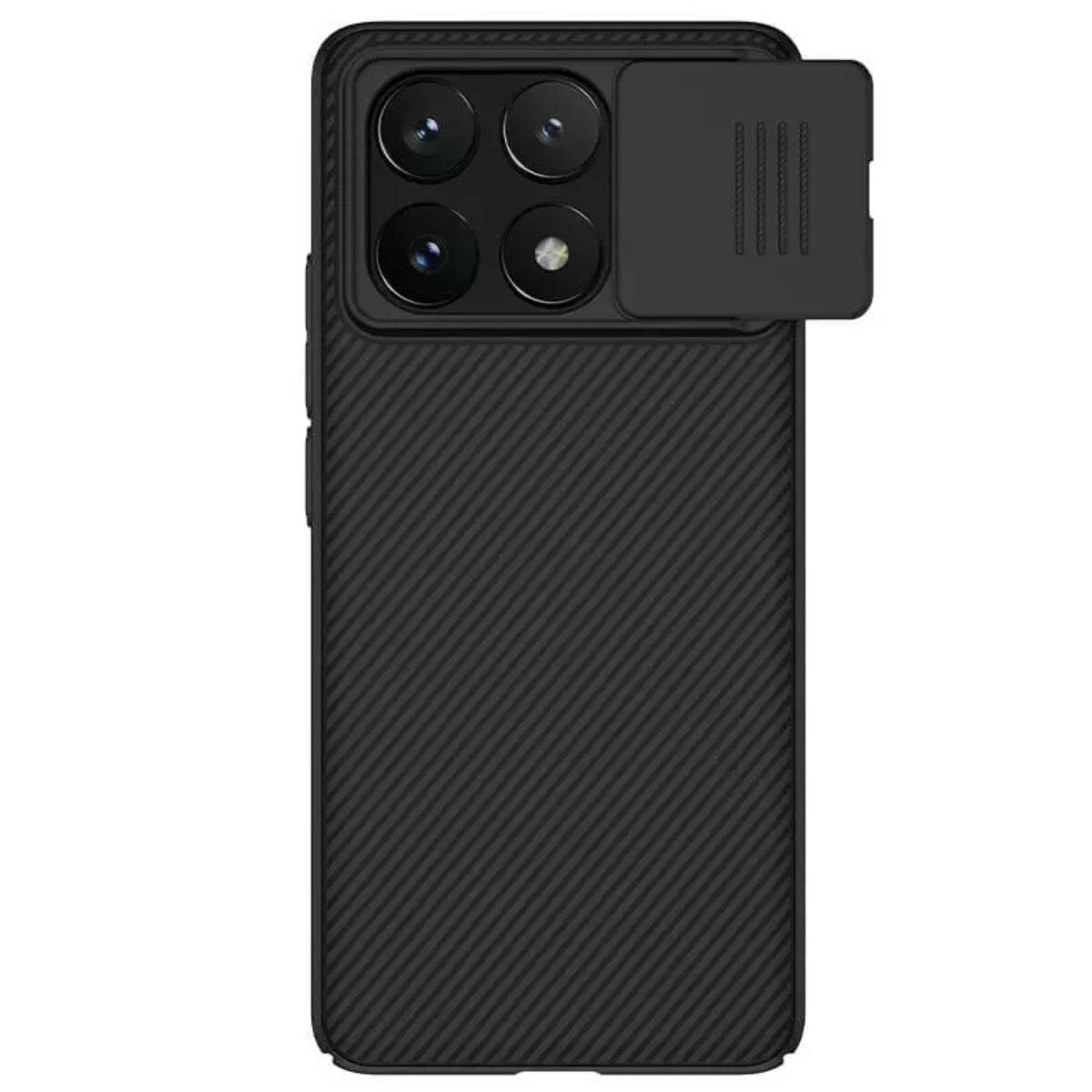 

Накладка Nillkin CamShield Case с защитой камеры для Xiaomi Poco X6 Pro 5G, черный, CamShield Case