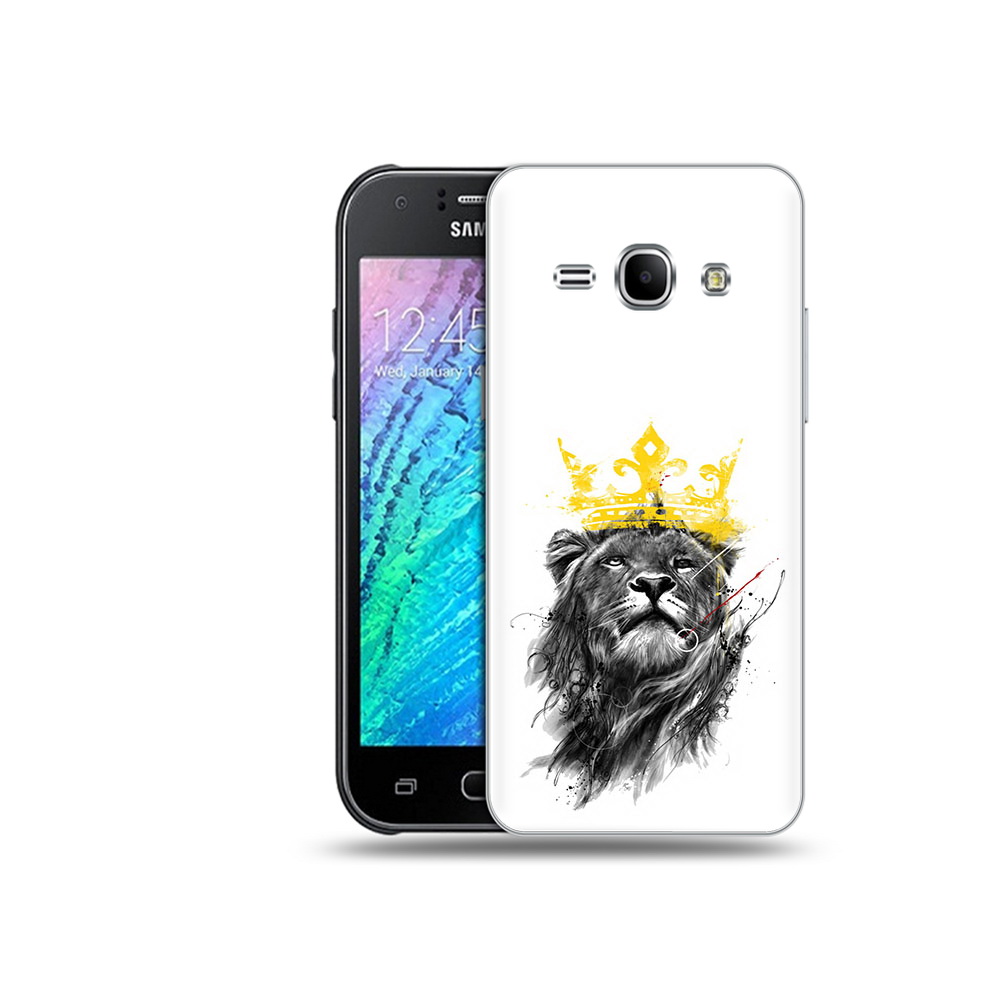 

Чехол MyPads Tocco для Samsung Galaxy J1 король-лев (PT26162.569.391), Прозрачный, Tocco