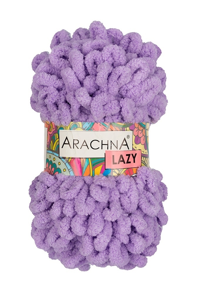 

Пряжа ARACHNA Lazy №13 светлый сиреневый, Фиолетовый, Lazy