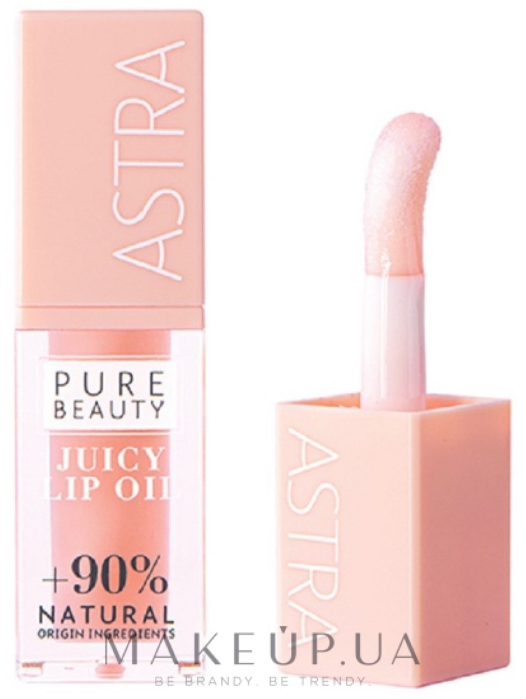Масло для губ ASTRA Pure Beauty Juicy Lip Oil тон 01, 5 мл astra карандаш для губ pure beauty контурный