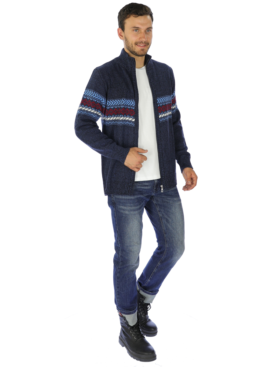 

Кардиган мужской A passion play SQ73128 синий 3XL, SQ73128