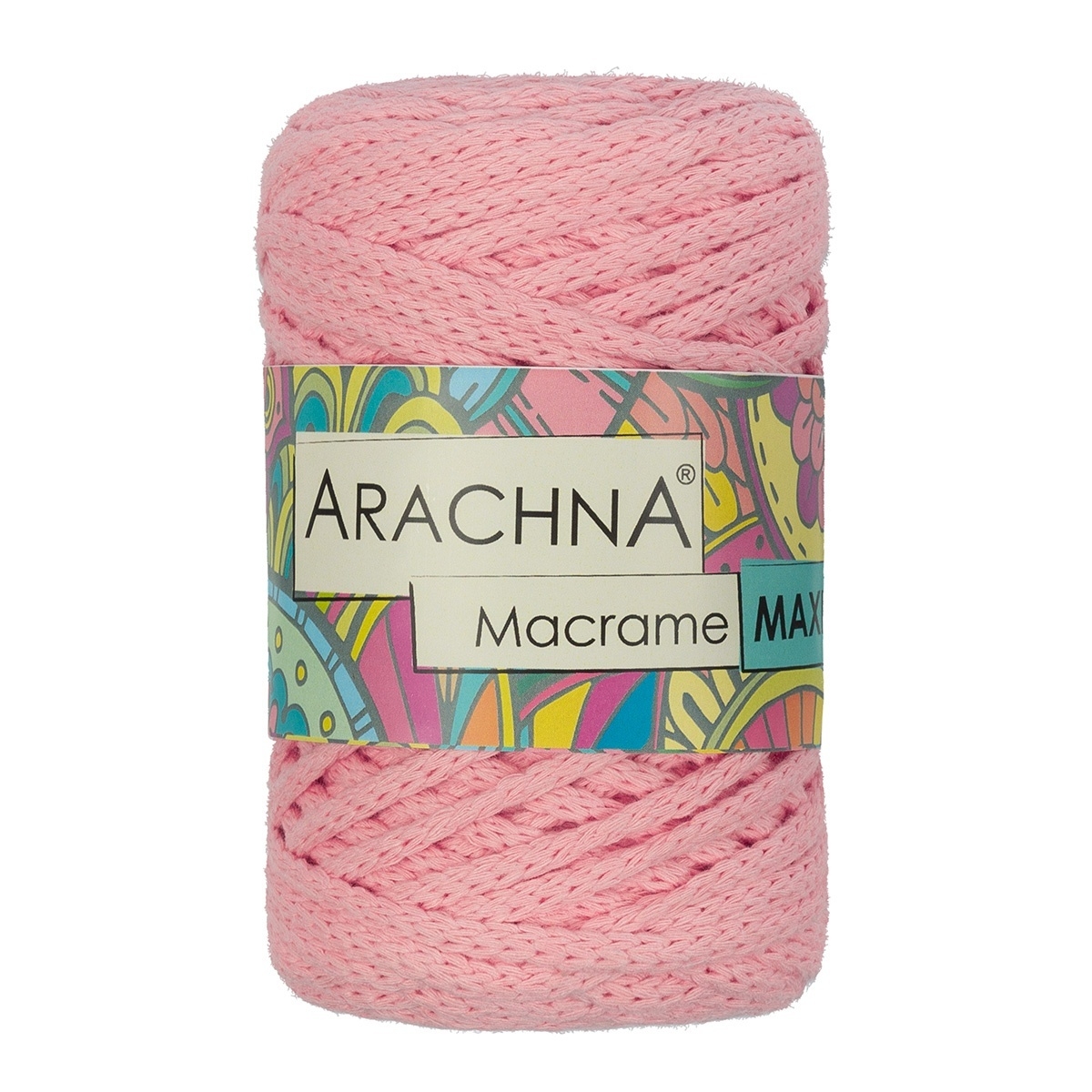 фото Пряжа arachna macrame maxi №05 светло-розовый