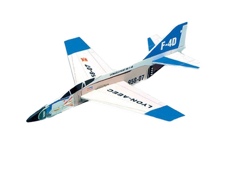 фото Модель для склеивания планирующий самолет, 29х27 см. арт 95807 nobrand