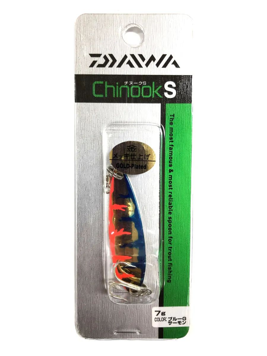 

Блесна Daiwa Chinook S 7 г, blue g salmon, 1 шт., Голубой, Chinook S
