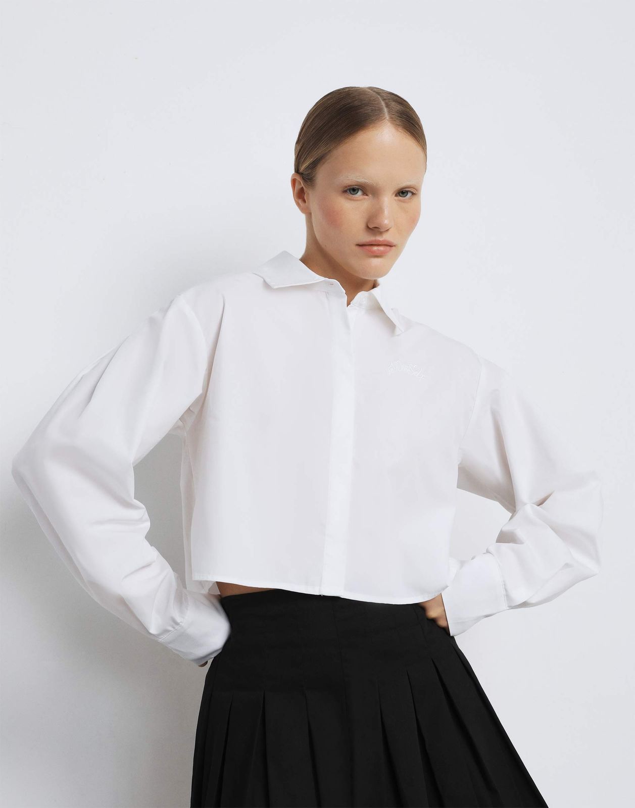 

Рубашка женская Gloria Jeans GWT003425 белый XS/164, GWT003425