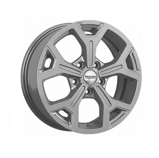 

Колесный диск 6,5x16/5x114,3 ET50 D66,1 KL-318 графит, Серебристый