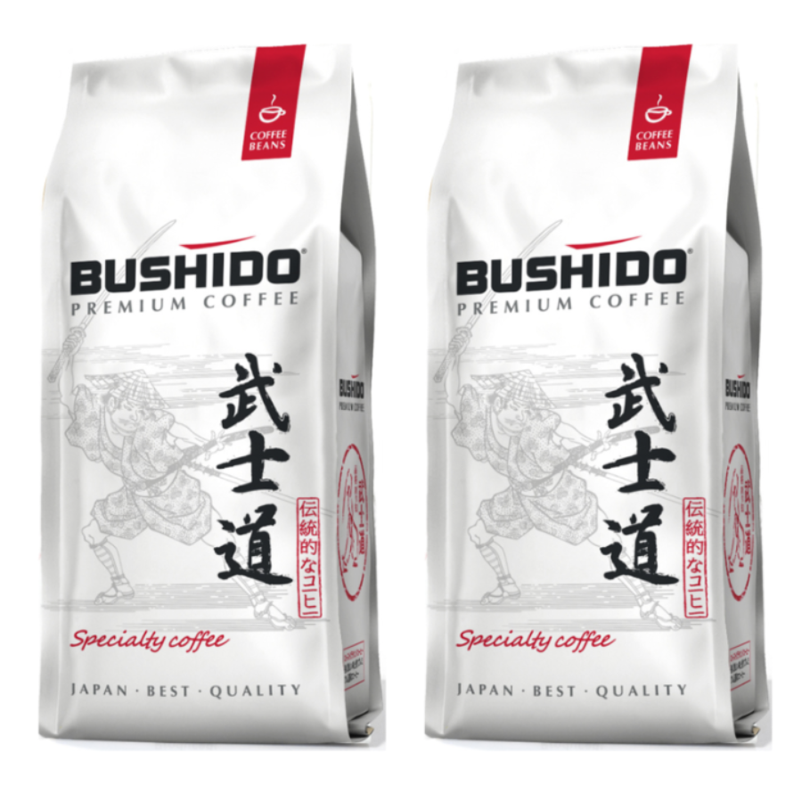 Кофе Bushido Specialty в зернах, 2 шт по 227 г