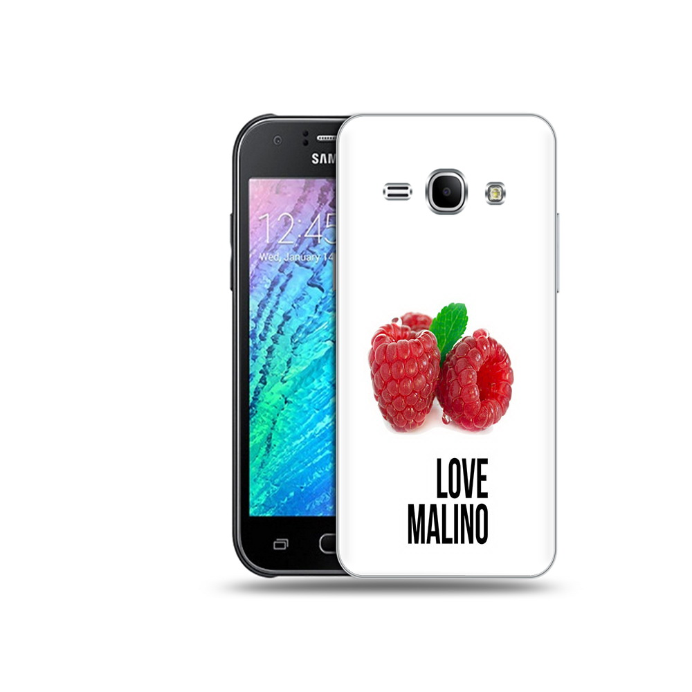 

Чехол MyPads Tocco для Samsung Galaxy J1 Бренд лове малино (PT26162.569.36), Прозрачный, Tocco