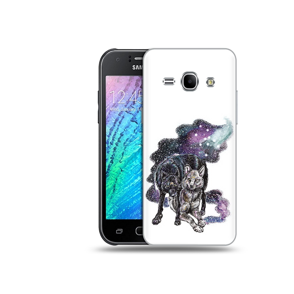

Чехол MyPads Tocco для Samsung Galaxy J1 звездные волки (PT26162.569.352), Прозрачный, Tocco