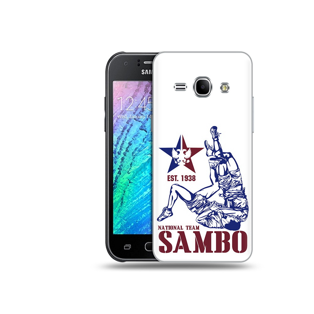

Чехол MyPads Tocco для Samsung Galaxy J1 единоборства самбо (PT26162.569.344), Прозрачный, Tocco