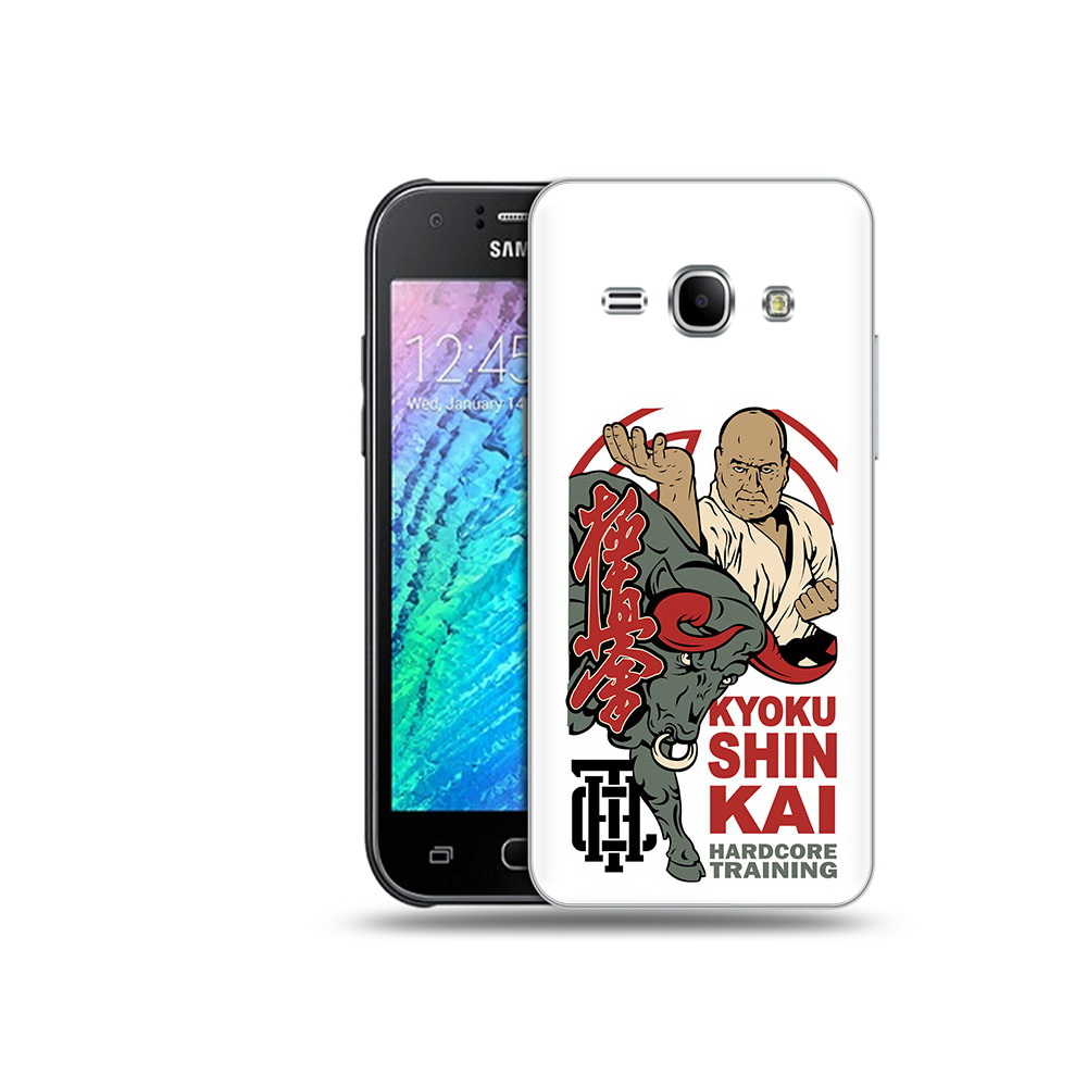 

Чехол MyPads Tocco для Samsung Galaxy J1 единоборства рисунок (PT26162.569.343), Прозрачный, Tocco