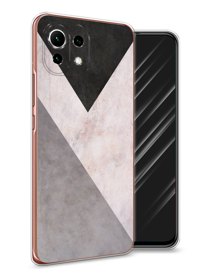 

Чехол Awog на Xiaomi Mi 11 Lite/5G NE "Геометричный мрамор", Разноцветный, 311750-3