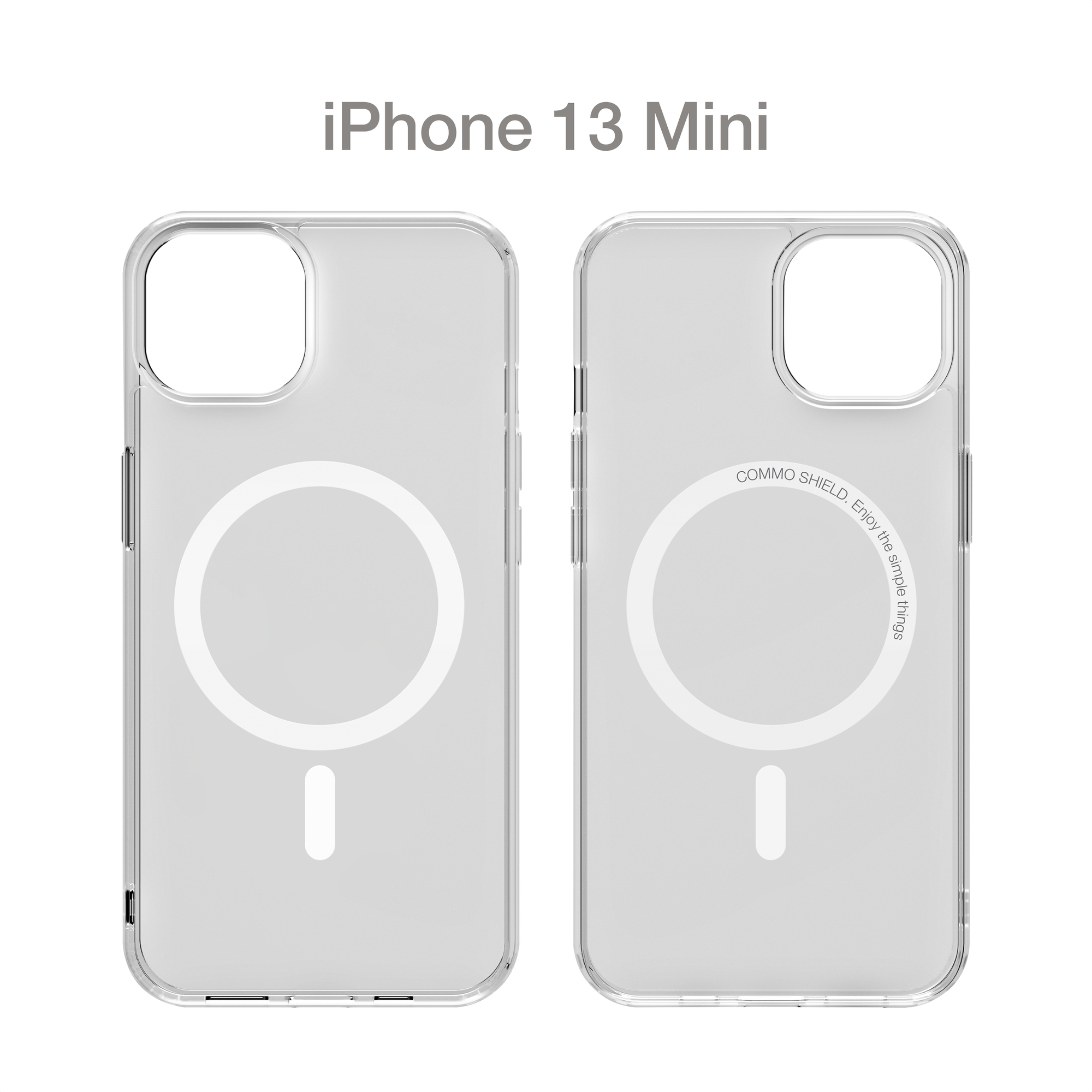 Прозрачный чехол Commo Shield Case для iPhone 13 Mini с поддержкой беспроводной зарядки 1175₽