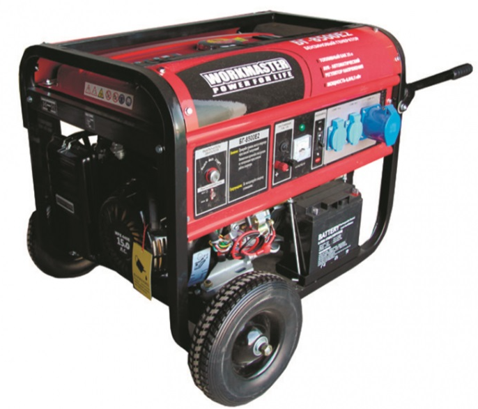 

Генератор бензиновый Workmaster БГ-8500E1, БГ-8500E1