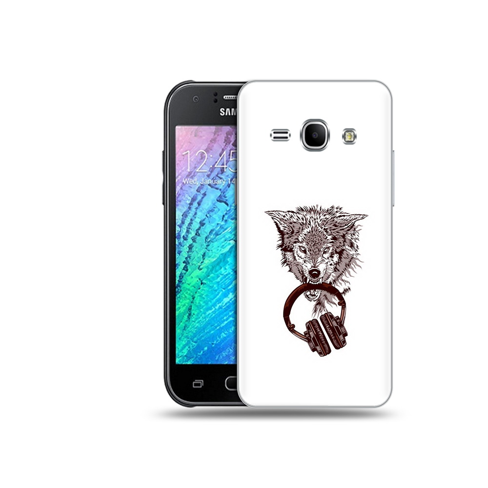 

Чехол MyPads Tocco для Samsung Galaxy J1 дикий волк (PT26162.569.325), Прозрачный, Tocco