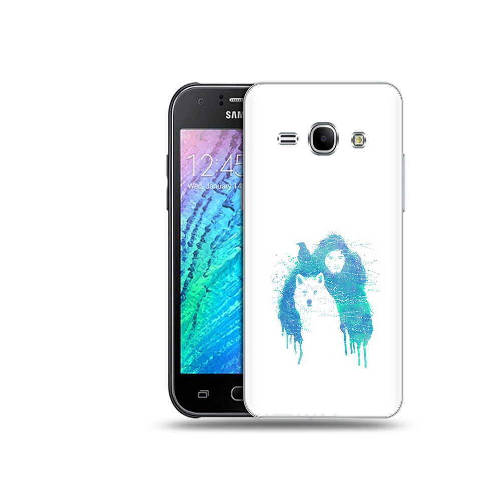 

Чехол MyPads Tocco для Samsung Galaxy J1 джон сноу (PT26162.569.323), Прозрачный, Tocco
