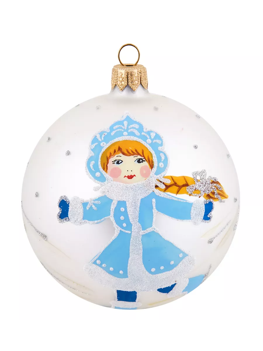 

Набор елочных игрушек Снегурочка на коньках 8 см, 7 шт, art155toy1194 ,разноцветный