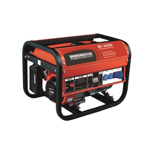 

Генератор бензиновый Workmaster БГ-6500, БГ-6500