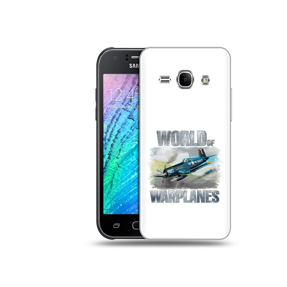 

Чехол MyPads Tocco для Samsung Galaxy J1 Боевой самолет (PT26162.569.32), Прозрачный, Tocco