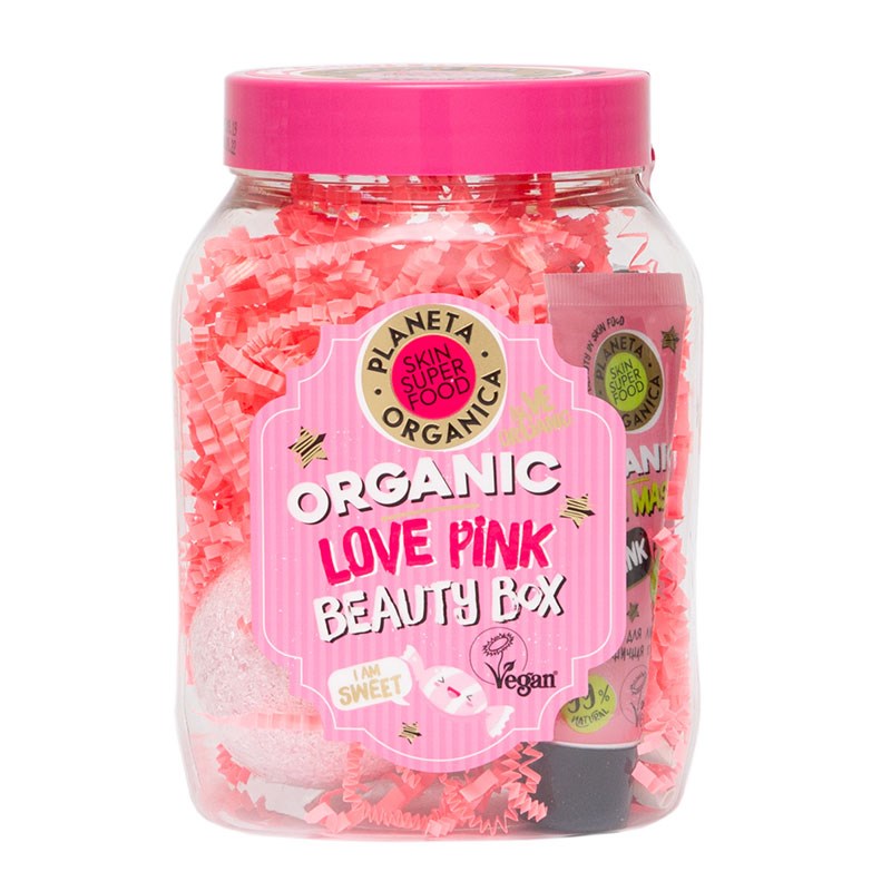фото Подарочный набор planeta organica, "love pink"