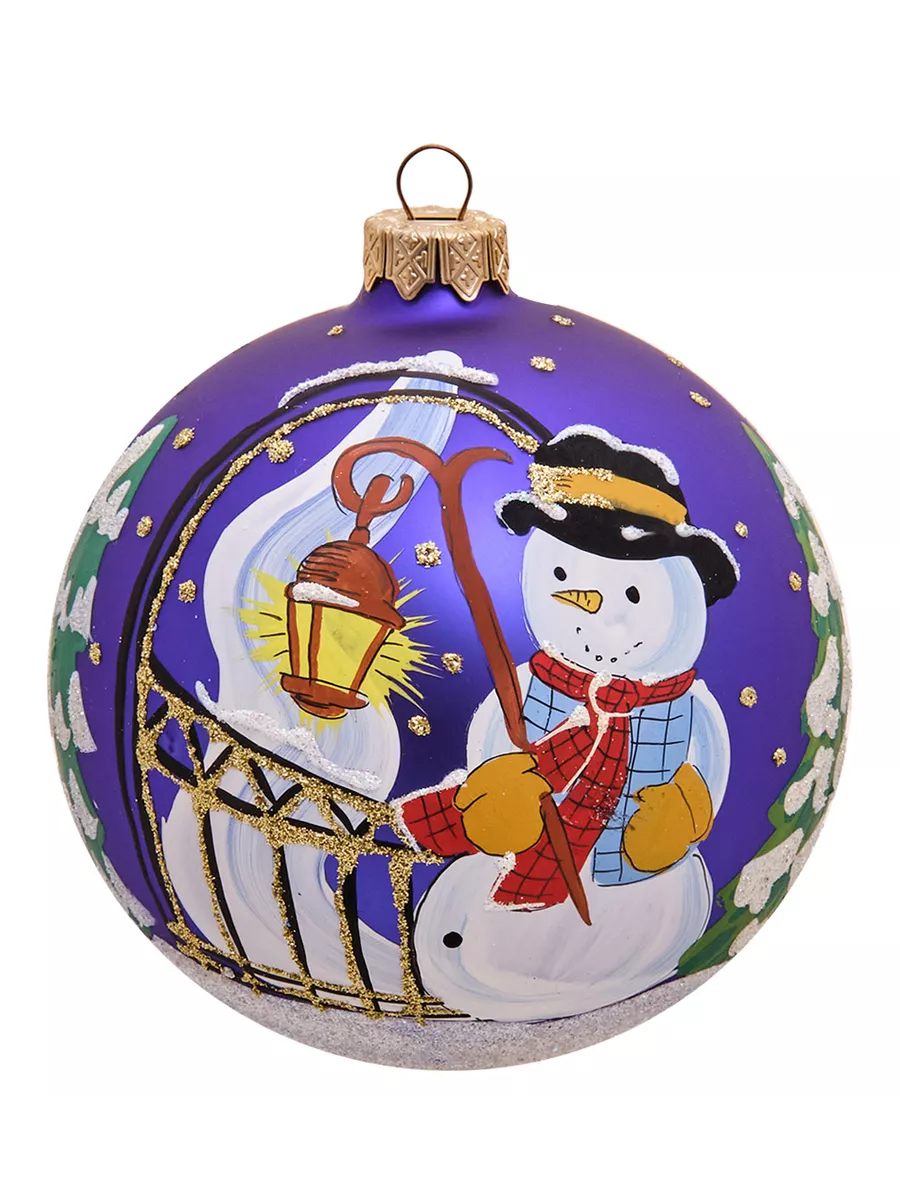 

Набор елочных игрушек Снеговик с фонариком 8 см, 7 шт, art155toy1180 ,разноцветный