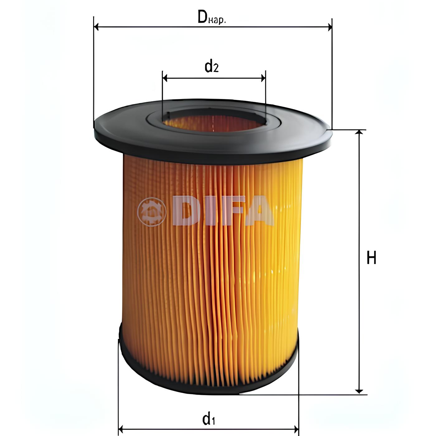 Фильтр ДИФА воздушный для ГАЗель Бизнес DIFA4233