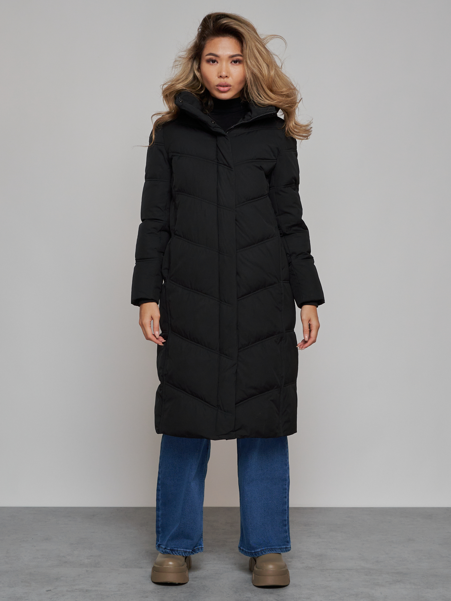 Пальто женское MTFORCE 52325 черное XL