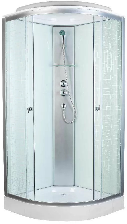 фото Душевая кабина aquapulse 4022d 90x90 square white