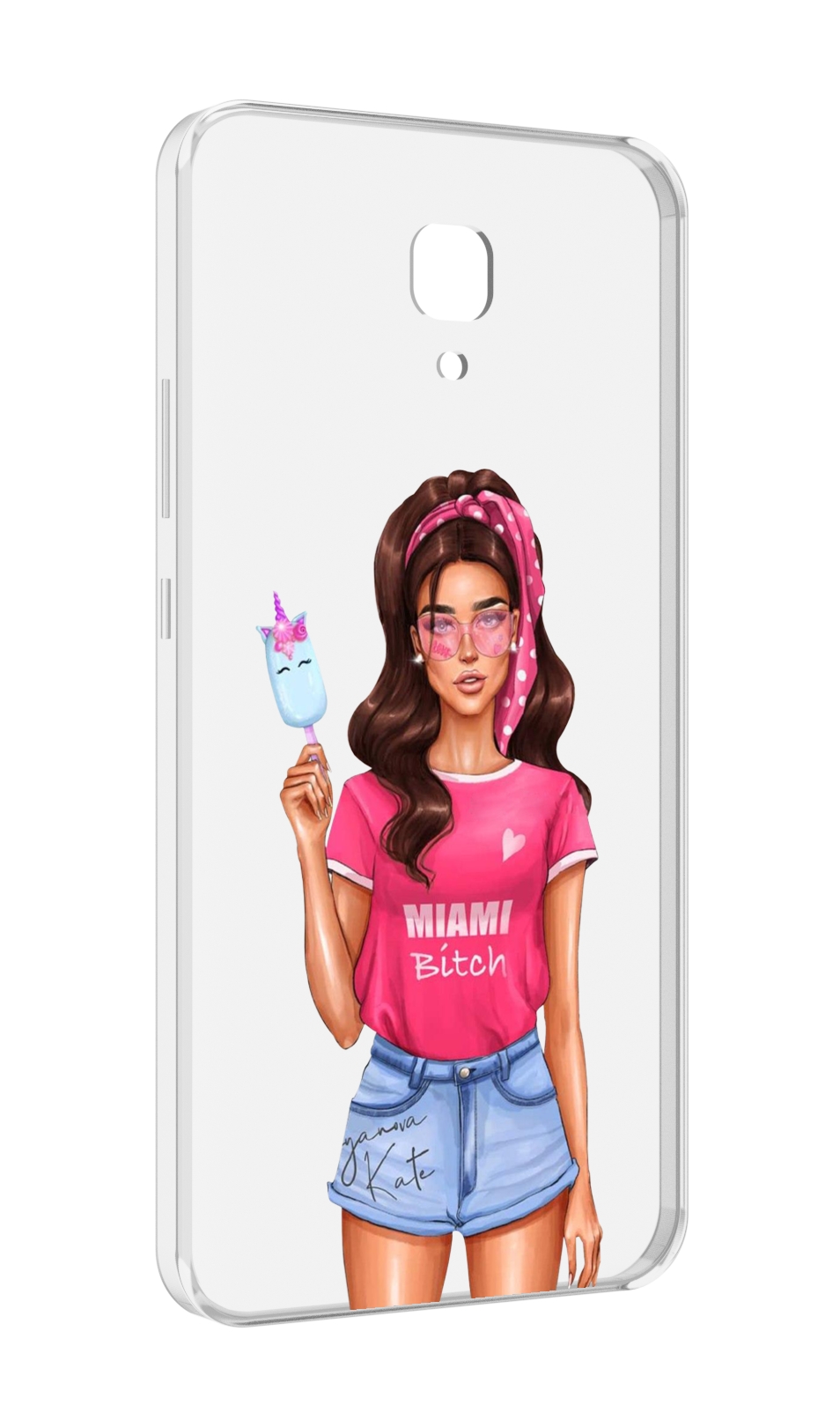 

Чехол MyPads майами-битч женский для Meizu M5 Note, Прозрачный, Tocco